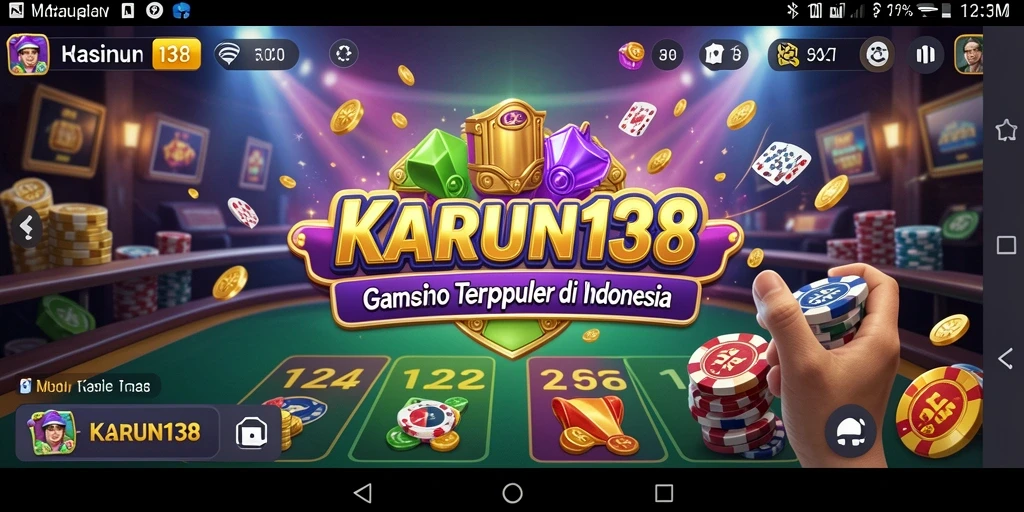 Tampilan gameplay menarik dari game KRUN138 dengan suasana kasino.