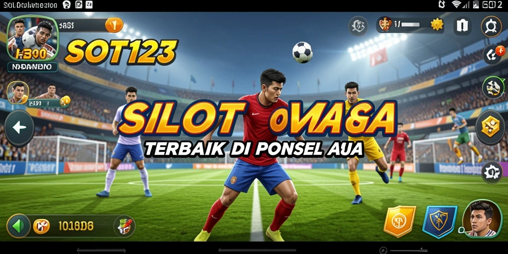 Tampilan gameplay SLOT123 yang mendebarkan dan penuh aksi olahraga.